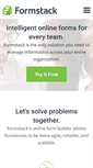 Mobile Screenshot of formstack.com